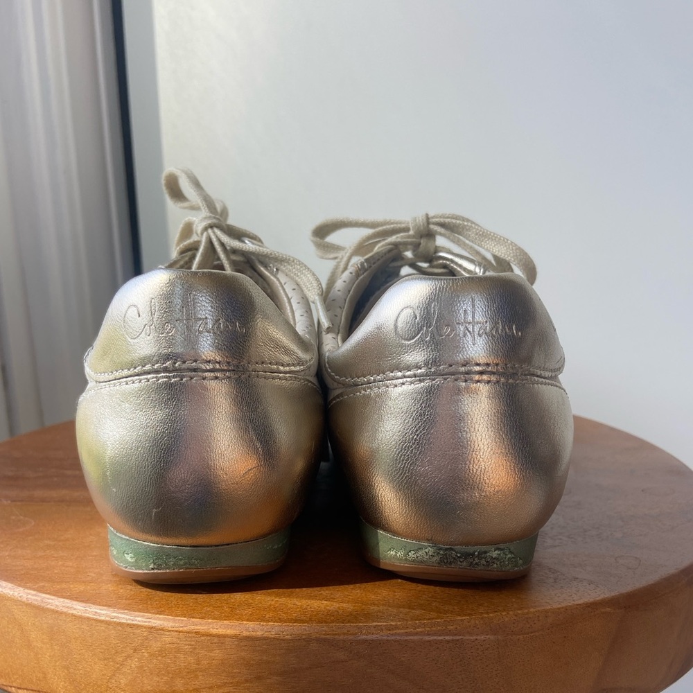 Cole Haan/Nike Air Metallic Gold Sneaker - Picture 8 of 8